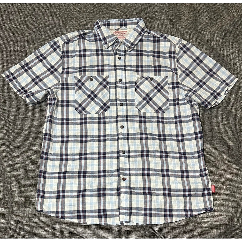 Coleman Men's L Plaid Short Sleeve Shirt